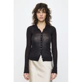 SHEER KNIT SHIRT シャツ | MOUSSY OUTLET | 詳細画像4