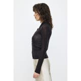 SHEER KNIT SHIRT シャツ | MOUSSY OUTLET | 詳細画像5