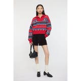 HALF ZIP FAIR ISLE セーター | MOUSSY OUTLET | 詳細画像8