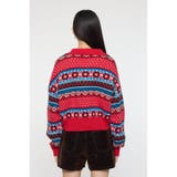 HALF ZIP FAIR ISLE セーター | MOUSSY OUTLET | 詳細画像12