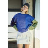 BLOCKING LIGHT KNIT トップス | SLY OUTLET | 詳細画像17 
