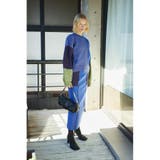 BLOCKING LIGHT KNIT トップス | SLY OUTLET | 詳細画像12 