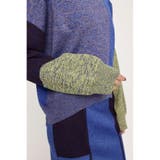 BLOCKING LIGHT KNIT トップス | SLY OUTLET | 詳細画像9 