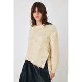 IVOY3 | INTARSIA SLIT セーター | MOUSSY OUTLET