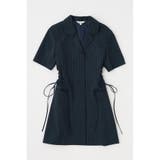 柄NVY5 | LACE UP TAILORED ドレス | MOUSSY OUTLET