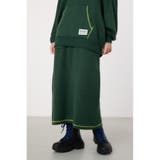 スウェットライクカラーステッチニットスカート | RODEO CROWNS WIDE BOWL | 詳細画像6