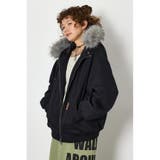 BLK | FUR HOODED ワークジャケット | RODEO CROWNS WIDE BOWL
