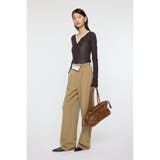 SHEER HENRY NECK ニットトップス | MOUSSY OUTLET | 詳細画像15 