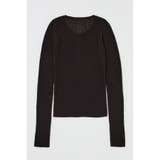 SHEER HENRY NECK ニットトップス | MOUSSY OUTLET | 詳細画像19 