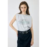 L/BLU1 | OVERLAPPING LOGOS ノースリーブ TEE | MOUSSY OUTLET