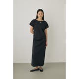 BLK | カットソーワンピース オーガニックコットン使用 | MOUSSY OUTLET