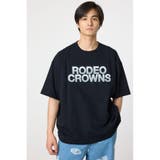 BLK | ブラシロゴTシャツ | RODEO CROWNS WIDE BOWL