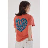 RED | Heart Leopard Tシャツ | RODEO CROWNS WIDE BOWL