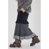 A-LIGHT フリル切替ニットスカート | RODEO CROWNS WIDE BOWL | 詳細画像10 