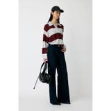 BORDER KNIT ポロ | MOUSSY OUTLET | 詳細画像16 