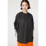 C.GRY | リネン アームリボンシャツ | RODEO CROWNS WIDE BOWL