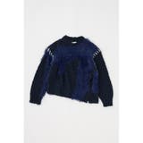 NVY | INTARSIA SLIT セーター | MOUSSY OUTLET