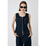 WAIST FIT デニムベスト | MOUSSY OUTLET | 詳細画像8