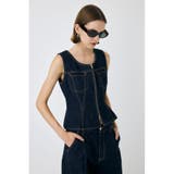 WAIST FIT デニムベスト | MOUSSY OUTLET | 詳細画像12