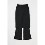 BLK | ニットミディスカート×ニットレギンス リサイクルポリエステル使用 | MOUSSY OUTLET