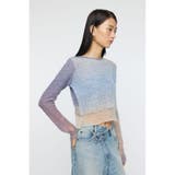 GRADATION CROPPED KNIT トップス | MOUSSY OUTLET | 詳細画像12 