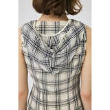 HOODIE SLEEVELESS CHECK ドレス | MOUSSY OUTLET | 詳細画像9