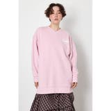 L/PNK1 | BIGフラワープリントスウェットワンピース | RODEO CROWNS WIDE BOWL