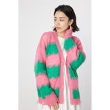 Grunge Border Knit カーディガン | RODEO CROWNS WIDE BOWL | 詳細画像2