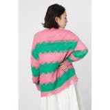 Grunge Border Knit カーディガン | RODEO CROWNS WIDE BOWL | 詳細画像4
