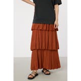 ORG | ラメカットティアードスカート | RODEO CROWNS WIDE BOWL