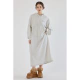 L/T.GRY1 | RCSカラーステッチパーカーワンピース | RODEO CROWNS WIDE BOWL