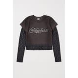 BLK | LACE LAYER TEE | MOUSSY OUTLET