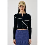 FRONT BUTTON FRILL KNIT トップス | MOUSSY OUTLET | 詳細画像4 