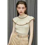 FRONT FRILL KNIT トップス | SLY OUTLET | 詳細画像2
