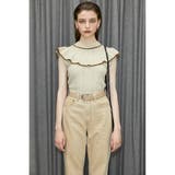 M/WHT7 | FRONT FRILL KNIT トップス | SLY OUTLET