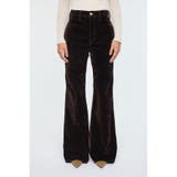 BRN | VELVET LONG LEG フレア | MOUSSY OUTLET