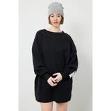 BLK | スウェットライクオフショルニットワンピース | RODEO CROWNS WIDE BOWL