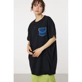 Oblong Logo デニムアップリケTワンピース | RODEO CROWNS WIDE BOWL | 詳細画像9 