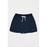 D/NVY3 | SATIN TRACK ショーツ | MOUSSY OUTLET