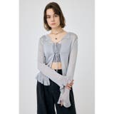 OPEN NECK SHEER カーディガン | MOUSSY OUTLET | 詳細画像19 
