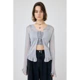 OPEN NECK SHEER カーディガン | MOUSSY OUTLET | 詳細画像20 