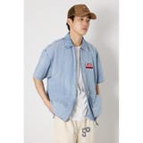 Coolist Denim ZIPシャツ | RODEO CROWNS WIDE BOWL | 詳細画像1 