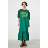 カレッジ 切替 パフスリーヴ ワンピース | RODEO CROWNS WIDE BOWL | 詳細画像7