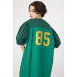 カレッジ 切替 パフスリーヴ ワンピース | RODEO CROWNS WIDE BOWL | 詳細画像12