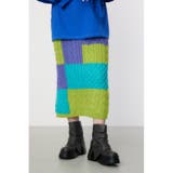 柄PUR5 | Custom ケーブルニット スカート | RODEO CROWNS WIDE BOWL