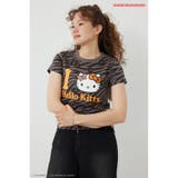 柄GRY5 | (HELLO KITTY) Face Tシャツ | RODEO CROWNS WIDE BOWL