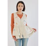 embroideryフロントジップベスト | RODEO CROWNS WIDE BOWL | 詳細画像1