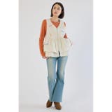 embroideryフロントジップベスト | RODEO CROWNS WIDE BOWL | 詳細画像5