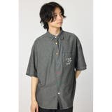 BLK | バックフラワーシャンブレーシャツ | RODEO CROWNS WIDE BOWL