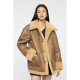BRN | SHEARLING OVER MIDDLE ジャケット | MOUSSY OUTLET